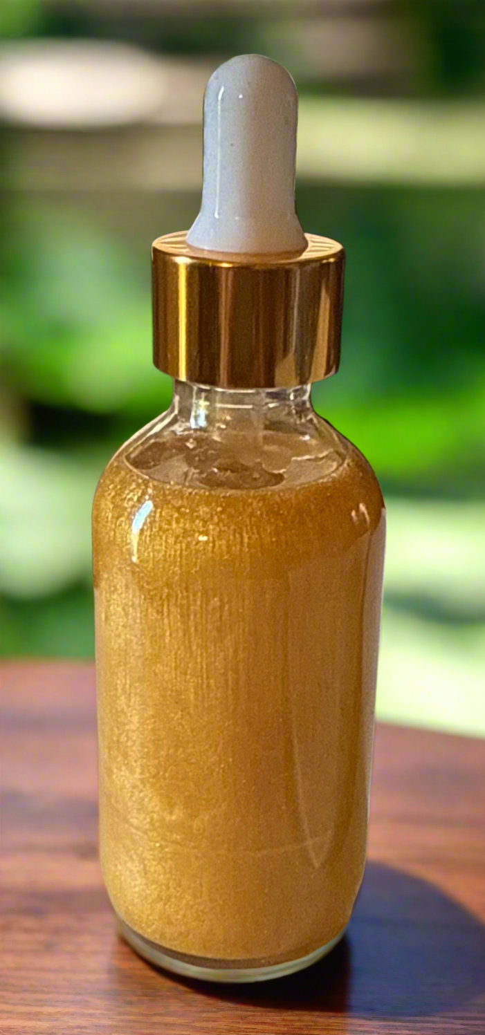 π Summer Glimmer Oil β Lightweight shimmer with a warm summer glow