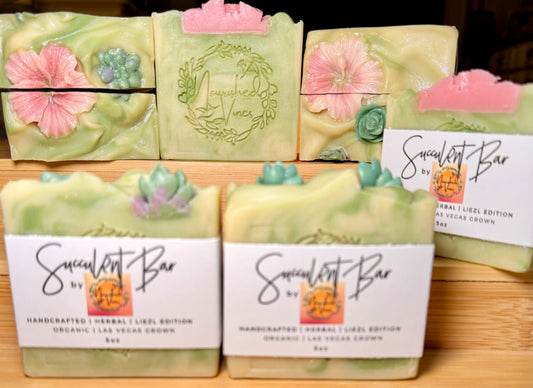 Succulent Bar – Liezl Edition Garden Botanical Infused-August Server Soap of the Month