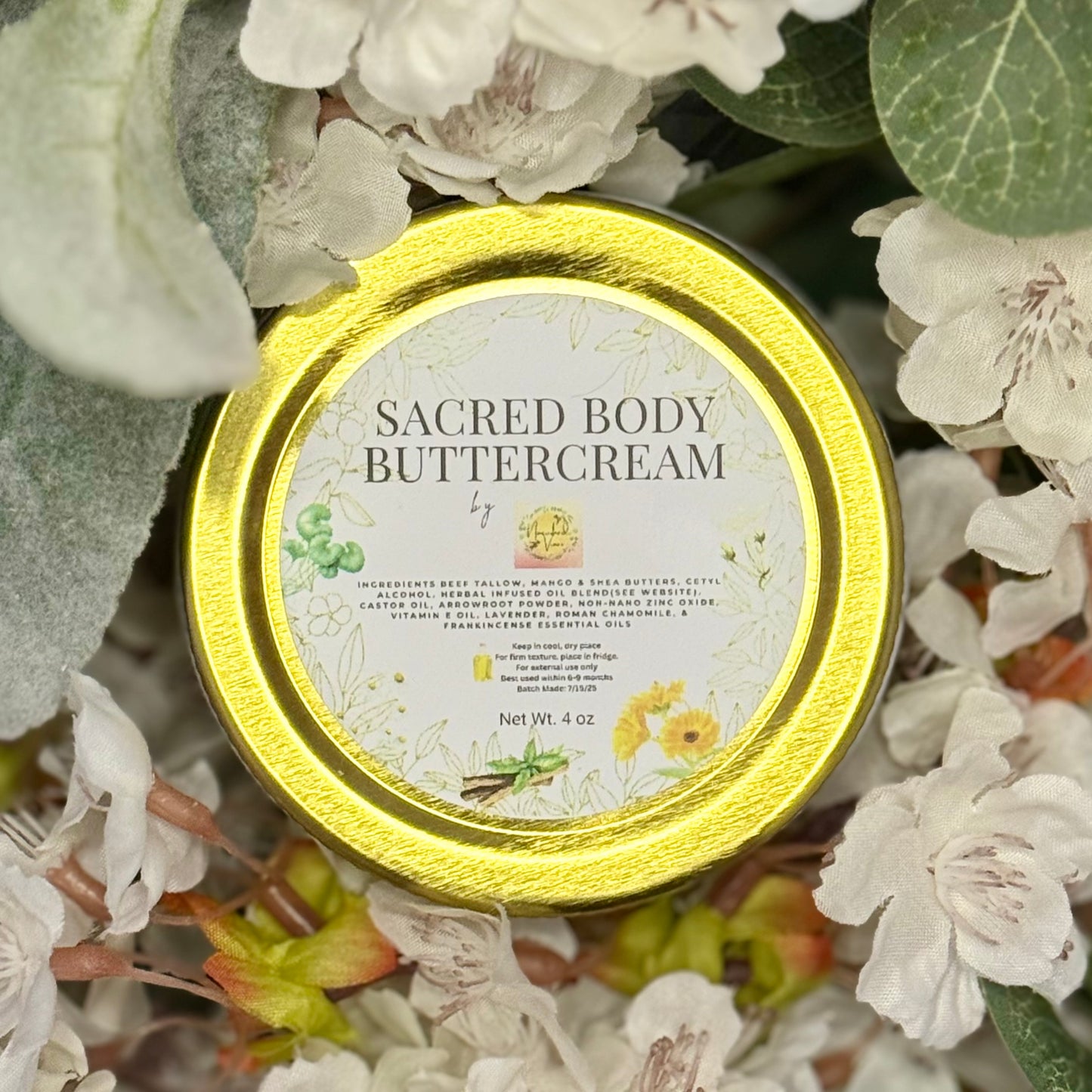 ✨🌿 Sacred Body Buttercream-Gentle Barrier Boost