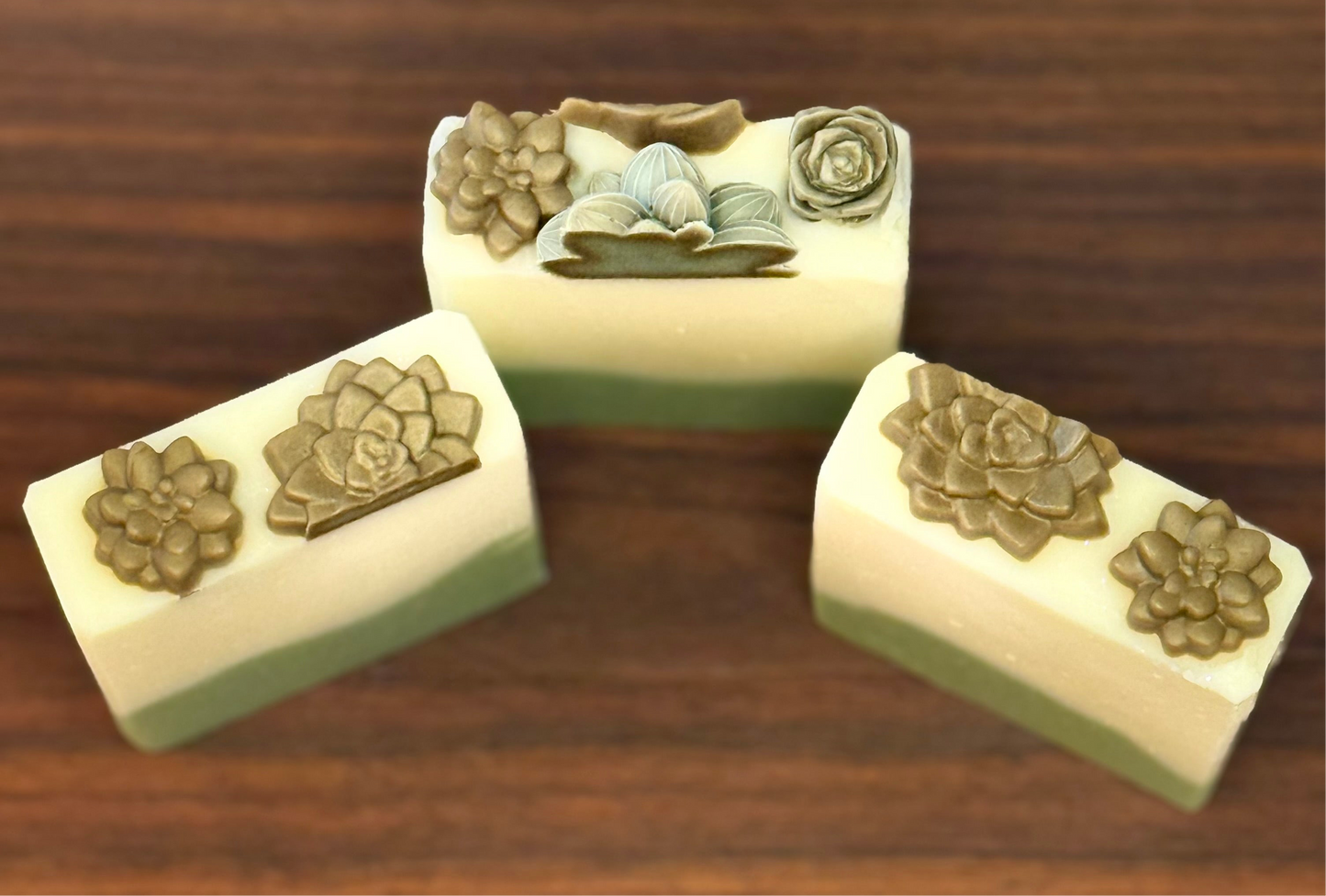 August Server Soap of the Month: Succulent Bar – Liezl Edition Garden Mint + Soursop Infused