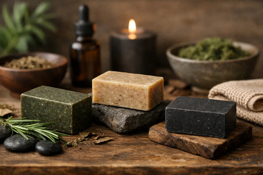Men's Herbal Soap Bars for a Grounded Ritual
