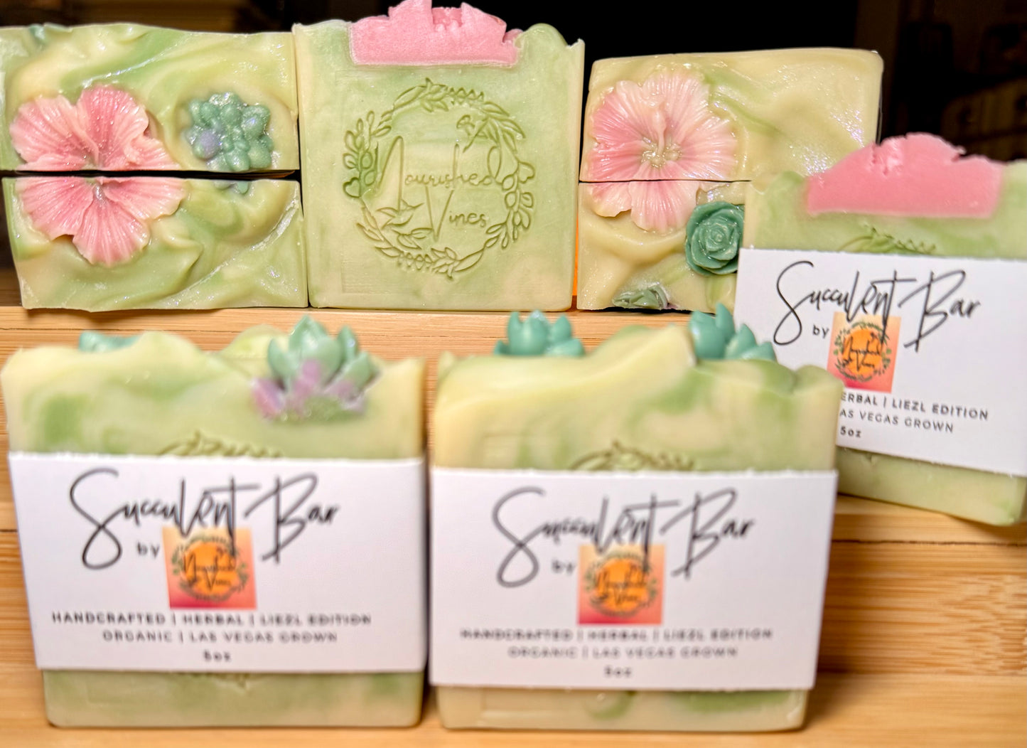 Succulent Bar – Liezl Edition Garden Botanical Infused-August Server Soap of the Month