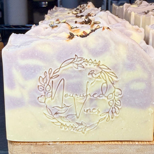 Lavender Roots – Handmade Tallow, Botanical Infused, Lavender Essential Oil Soap - Re-Batch Ready 7/20