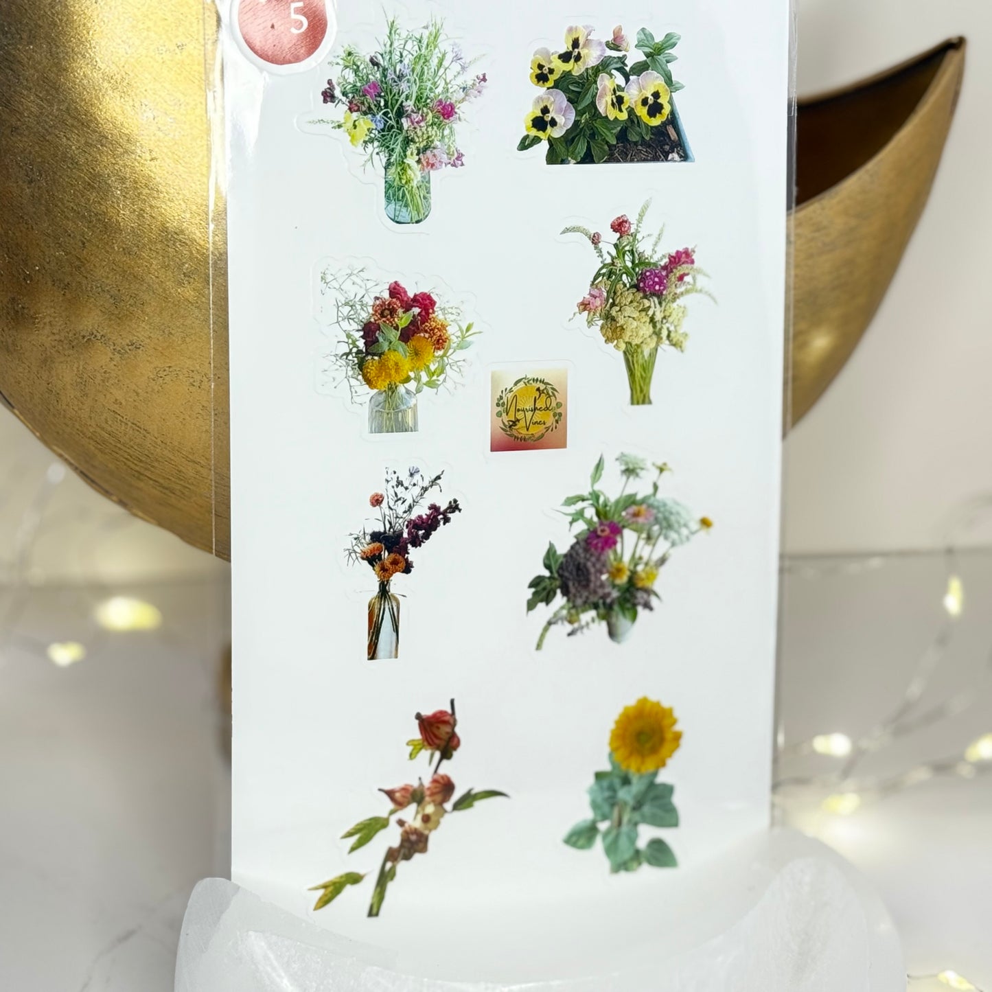 From Petals to Stickers – Homegrown Flower Sticker Sheet