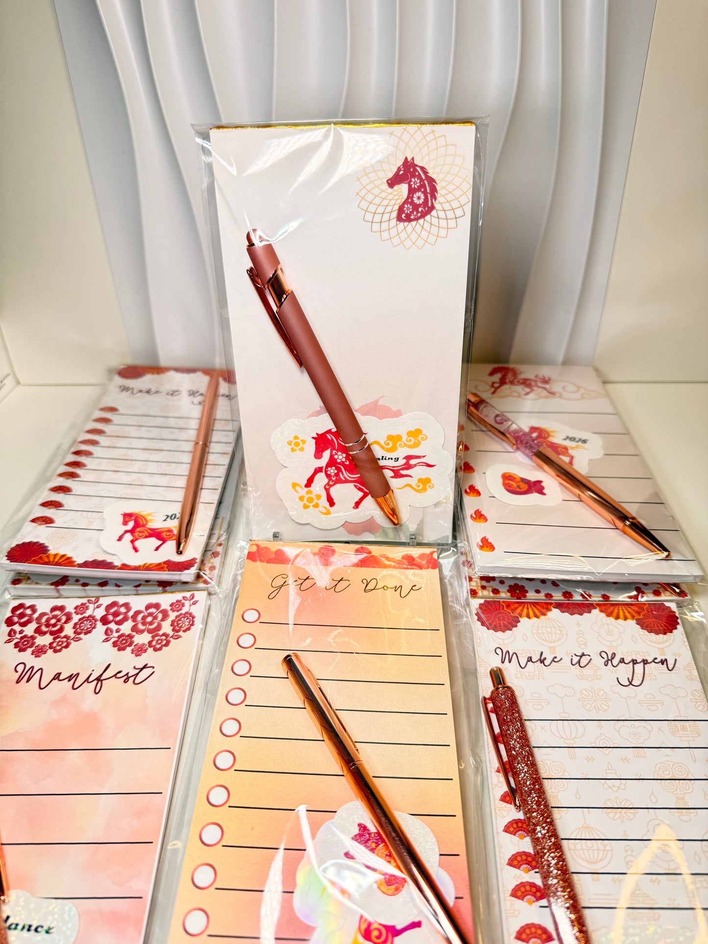 Lunar Notepad Set – Firehorse Edition
