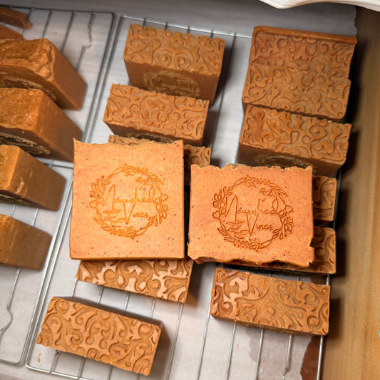 Golden Face Glow Bar - Handmade Tallow-Turmeric-Kojic Acid-Manuka Honey-Essential Oil Blend Soap