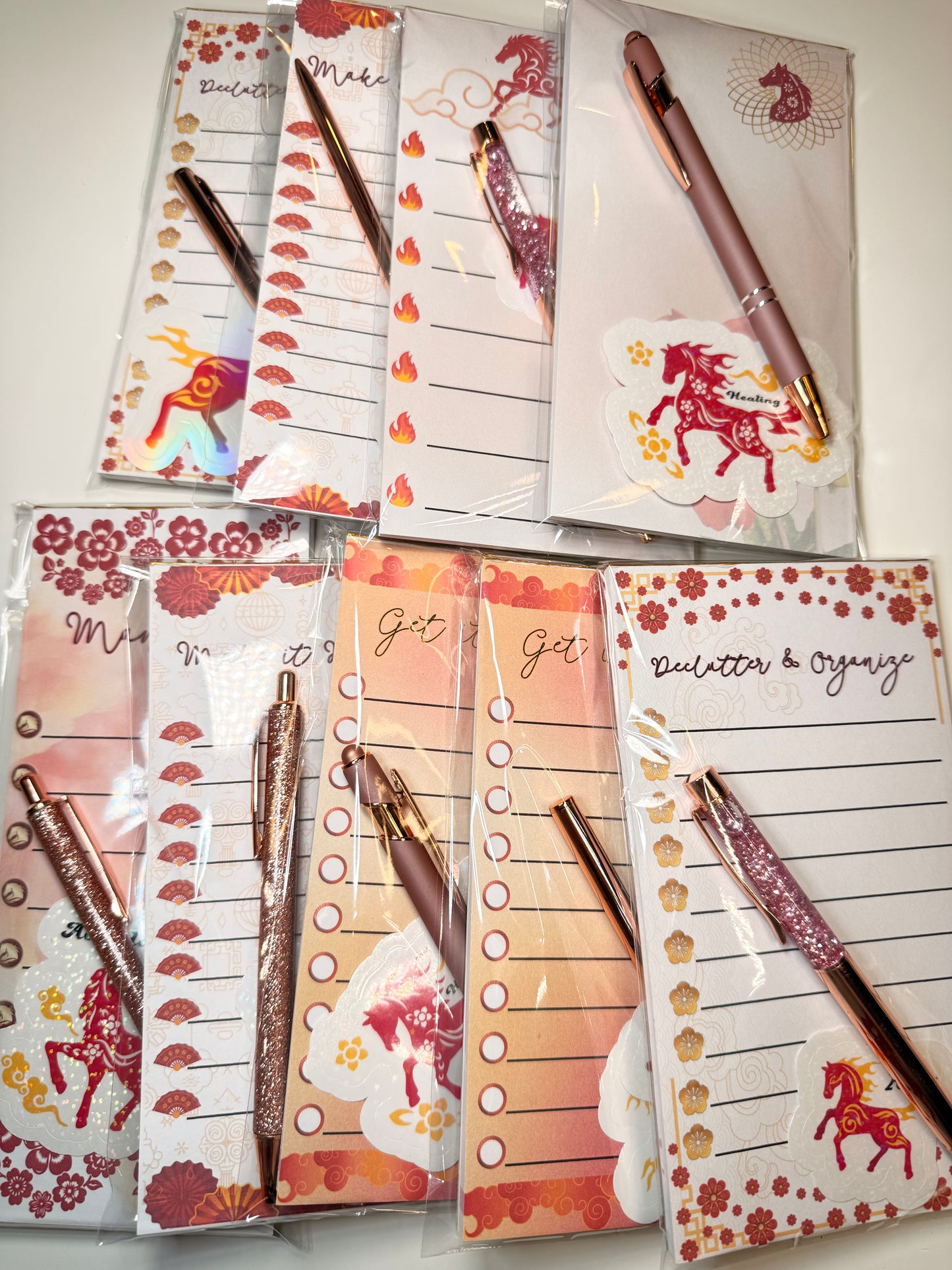 Lunar Notepad Set – Firehorse Edition