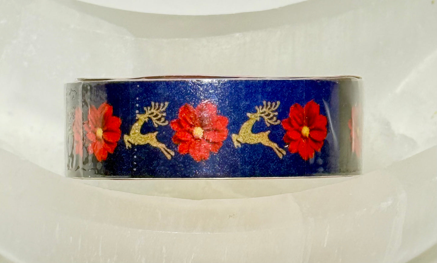 🌸 Nourished Vines – Debut Garden Floral Washi Tapes (Set of 4 or Single)
