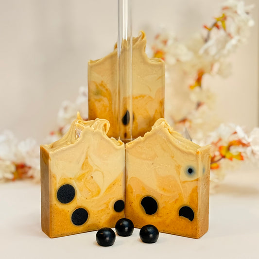 Batch Available 9/13 🍂 Pumpkin Boba Spice Latte Soap – Limited Release