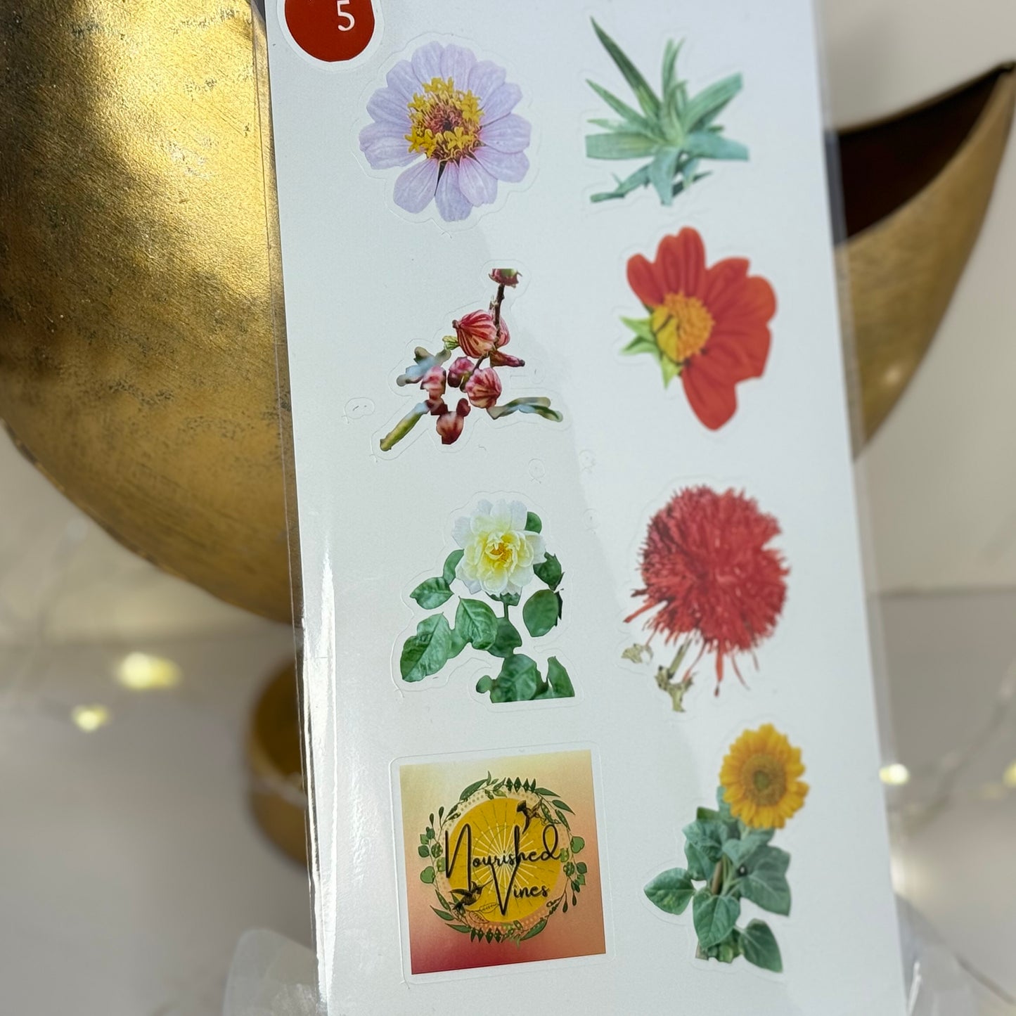 From Petals to Stickers – Homegrown Flower Sticker Sheet