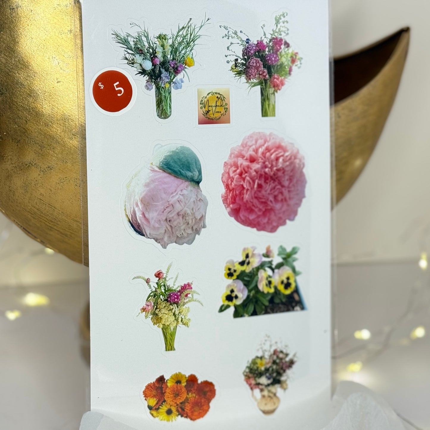 From Petals to Stickers – Homegrown Flower Sticker Sheet