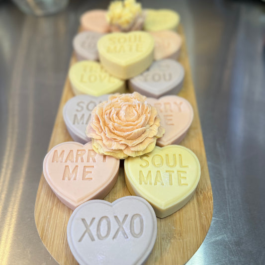 A-List Sweethearts Luxury Heart-Shaped Botanical Soap 💚