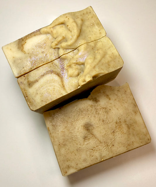 M|M Soap – Moringa & Matcha Cold-Process Soap