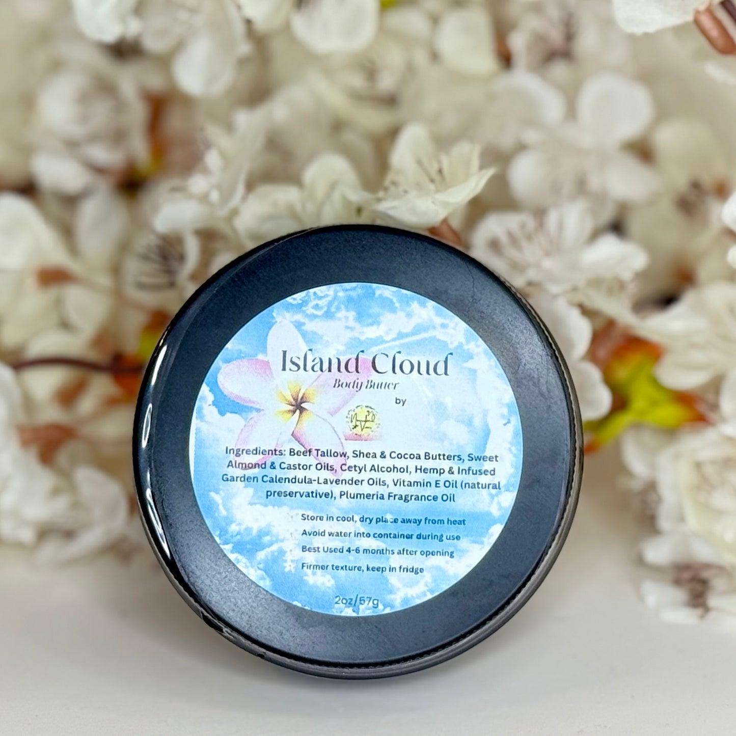 Island Cloud Whipped Tallow Body Butter | 4 oz Jar