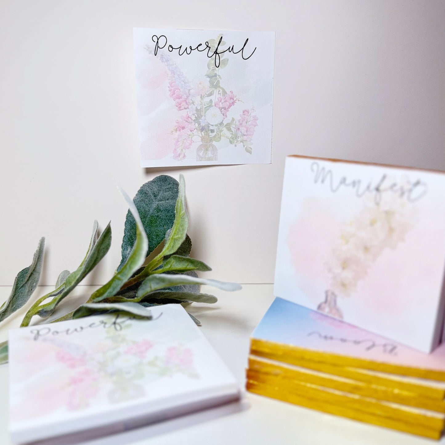 🌸Bloom Notes – Garden-Inspired Sticky Notes & Notepads (Handmade by Nourished Vines)🌿