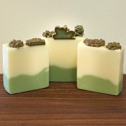 August Server Soap of the Month: Succulent Bar – Liezl Edition Garden Mint + Soursop Infused