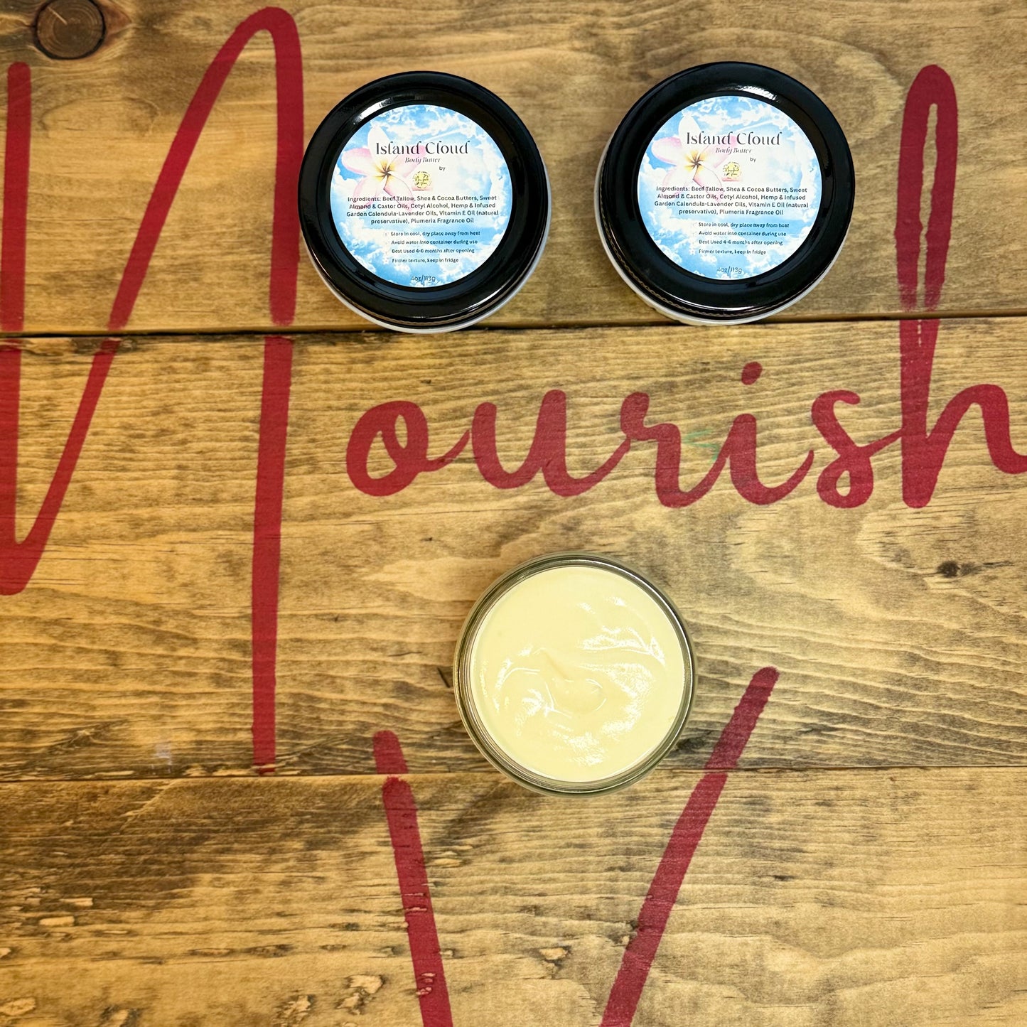 Island Cloud Whipped Tallow Body Butter | 4 oz Jar
