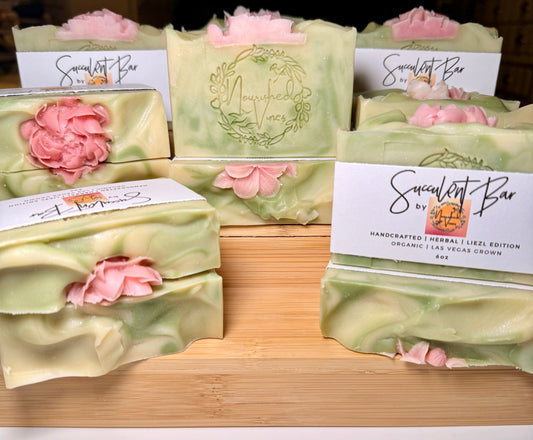 Succulent Bar – Liezl Edition Garden Botanical Infused-August Server Soap of the Month