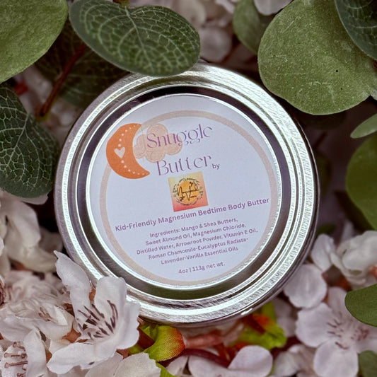 Snuggle Butter – Kid-Friendly Magnesium Body Butter (4 oz)