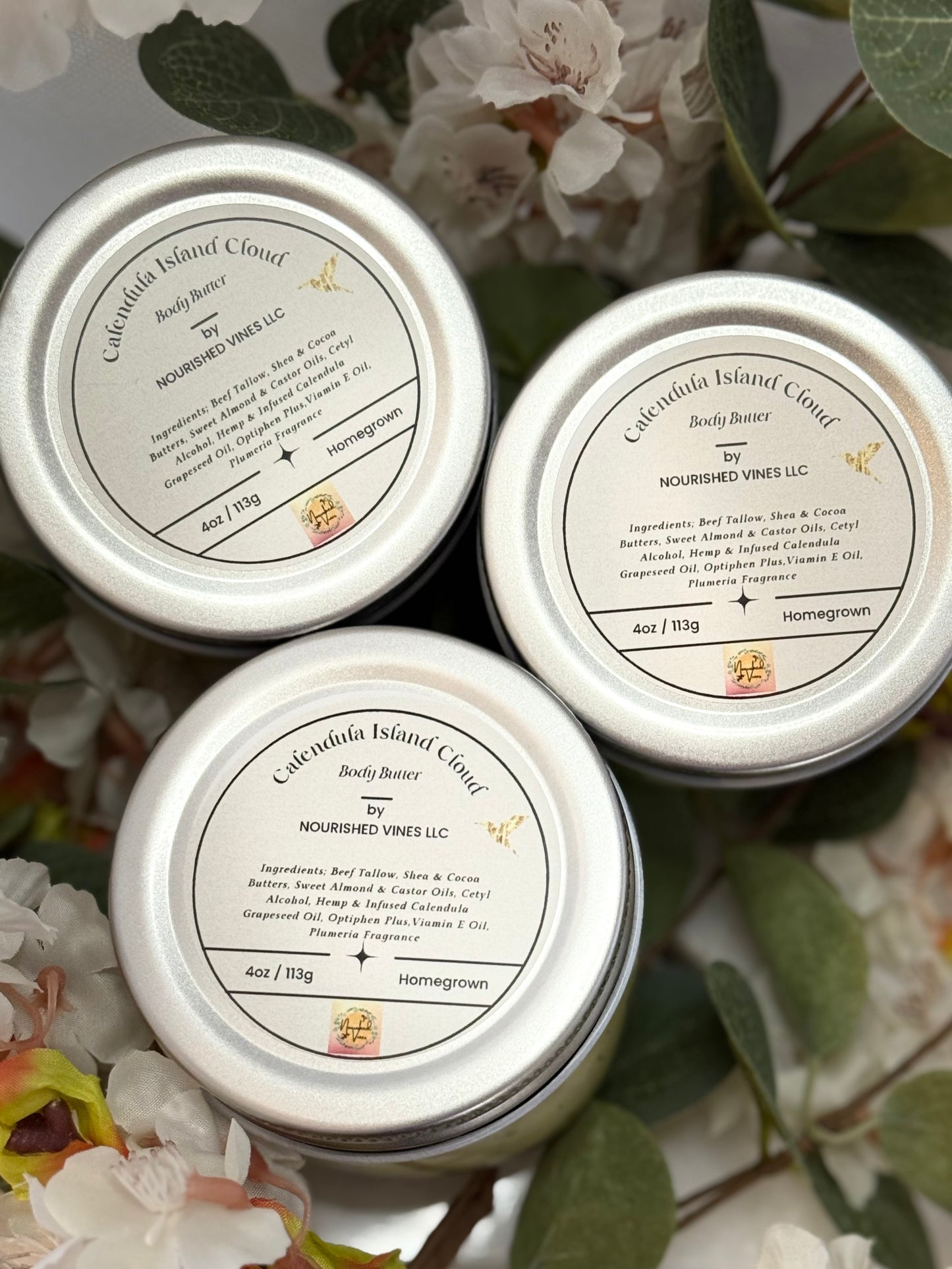 Island Cloud Whipped Tallow Body Butter | 4 oz Jar