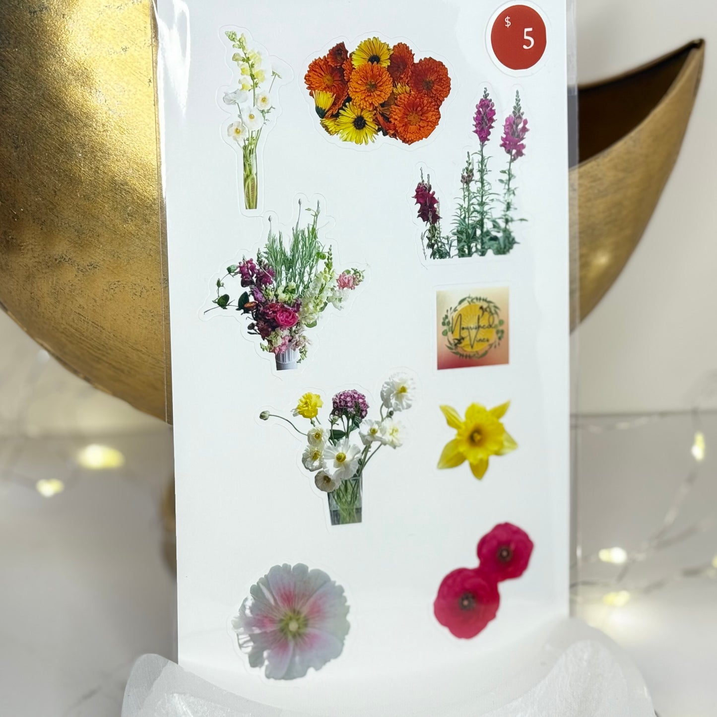 From Petals to Stickers – Homegrown Flower Sticker Sheet