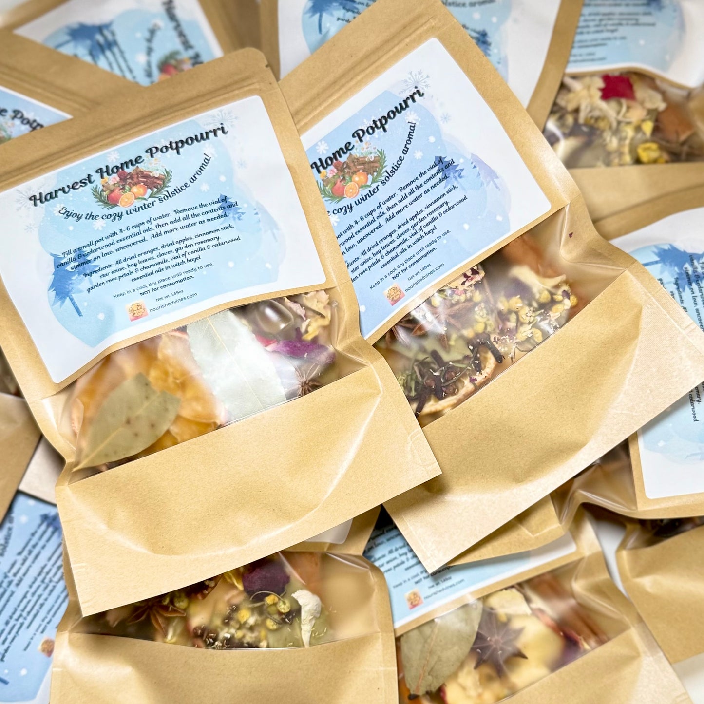 🍁Harvest Home Potpourri – Fall Simmer Pot Bag